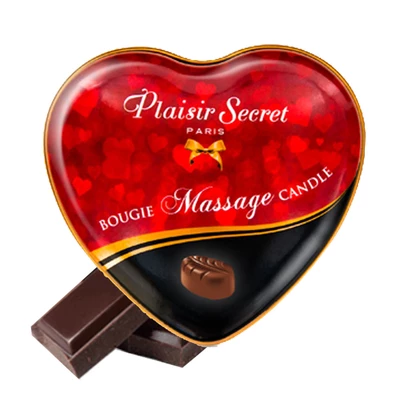 Plaisir secrets Massage Candle CHOCOLATE - Świeca do masażu, zapach czekolady