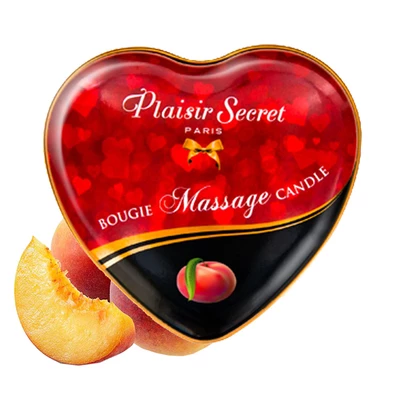 Plaisir secrets Massage Candle PEACH - Świeca do masażu, zapach brzoskwini