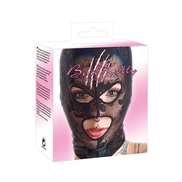 Bad Kitty Kopfmaske Spitz - Maska BDSM na twarz