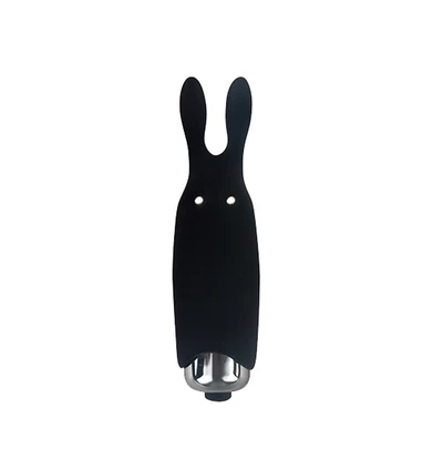 Cnex Lastic Pocket Vibe Rabbit Black - miniwibrator, czarny