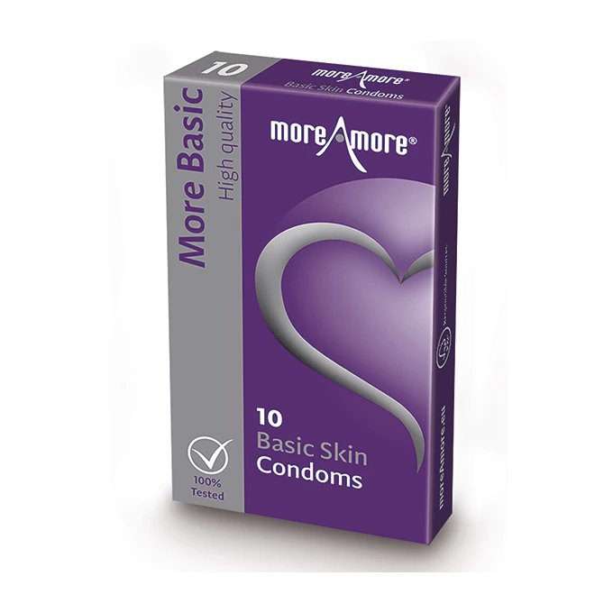 MoreAmore Condom Basic Skin 10 szt - Prezerwatywy