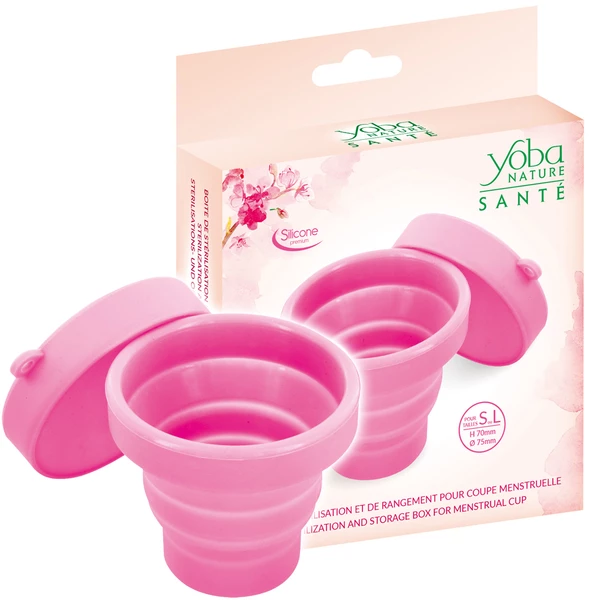 Yoba Pojemnik silikonowy na kubeczek menstruacyjny Nature Sante