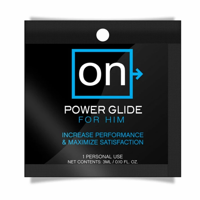Sensuva ON Power Glide Single Use Packet - żel stymulujący dla mężczyzn
