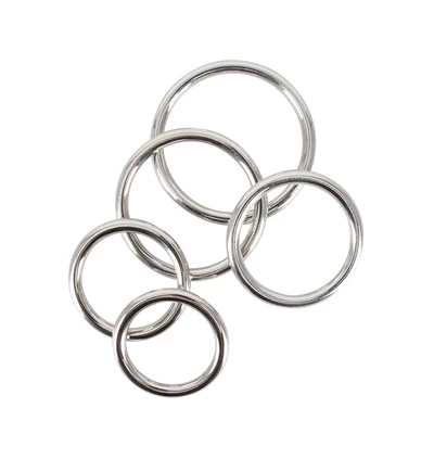 Bad Kitty Metall-Ringe 5Er - Zestaw metalowych pierścieni erekcyjnych