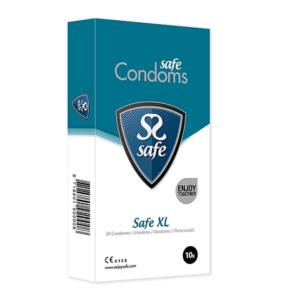 Safe XL Condoms 10 szt - Prezerwatywy XL