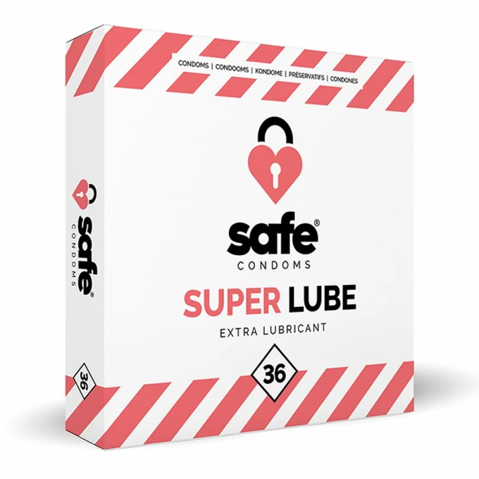 Safe Super Lube Condoms Extra Lubricant - Prezerwatywy