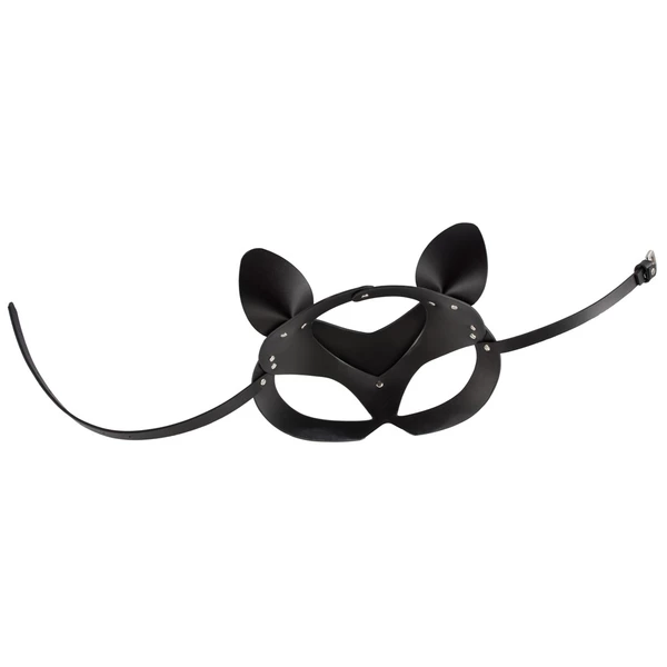 Bad Kitty Cat Mask Rhinestones - Maska BDSM na twarz