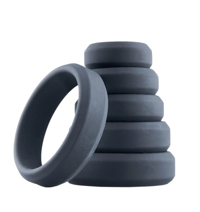 Boners Wide Cockring Set - zestaw elastycznych pierścieni erekcyjnych