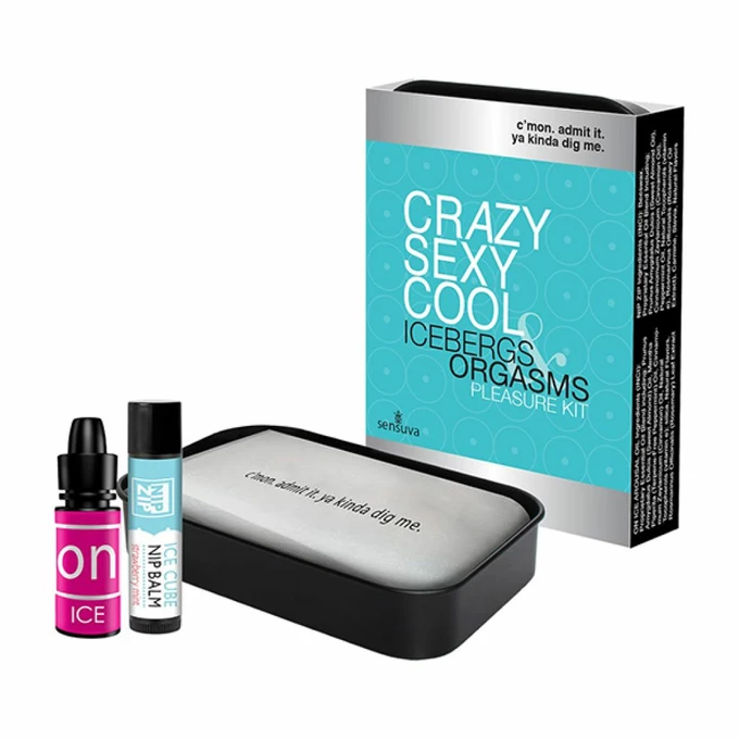 Sensuva Crazy Sexy Pleasure Kit - Olejek i balsam stymulujący do ust