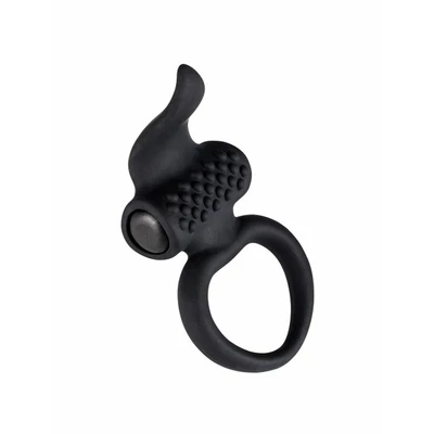 Cnex Ad Lingus Black - Wibrujący pierścień erekcyjny