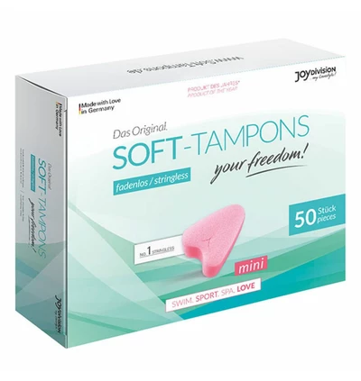 Joydivision soft Tampons Mini 50 szt - tampony gąbeczki