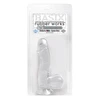 Basix Rubber Works Basix 6.5' Dong W Suction Cup Clear - Dildo klasyczne