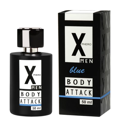 Aurora cosmetics X-Phero Body Attack Blue for men - feromony męskie