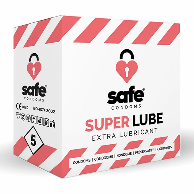 Safe Super Lube Condoms Extra Lubricant - Prezerwatywy