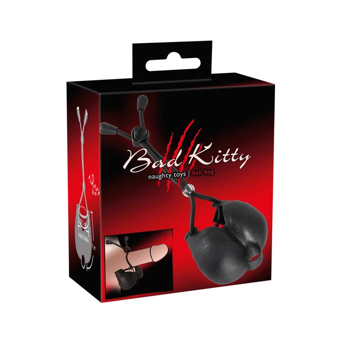 Bad Kitty Ball Bag-Wibrator - Lasso na penisa z workiem na mosznę