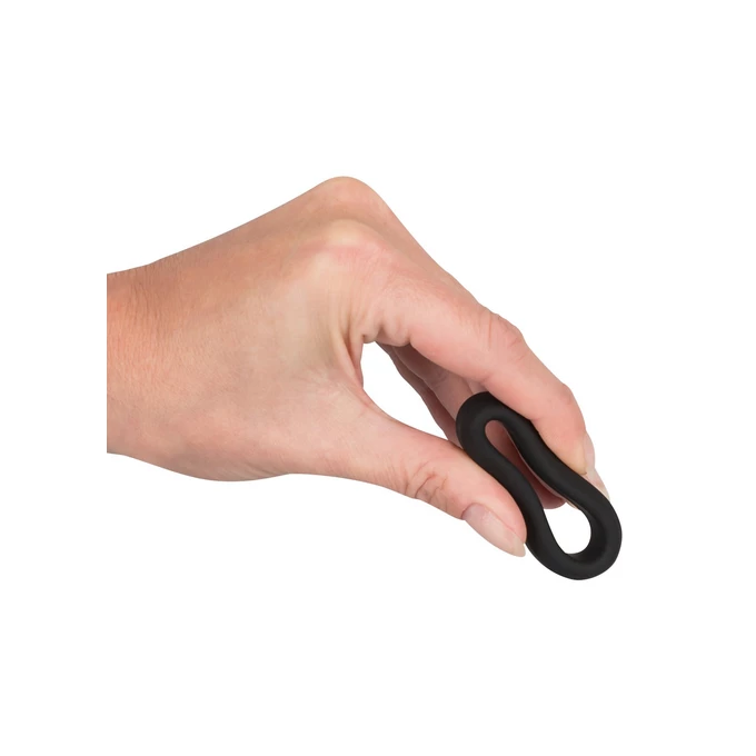 Black Velvets Cock Ring 3,2Cm - Elastyczny pierścień erekcyjny