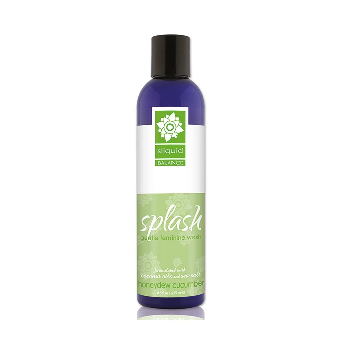 Sliquid Balance Splash Honeydew Cucumber 255 ml - Płyn do higieny intymnej