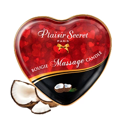 Plaisir secrets Massage Candle COCONUT - Świeca do masażu, zapach kokosu
