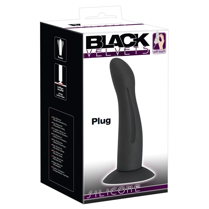 Black Velvets Big Black Plug - Korek analny