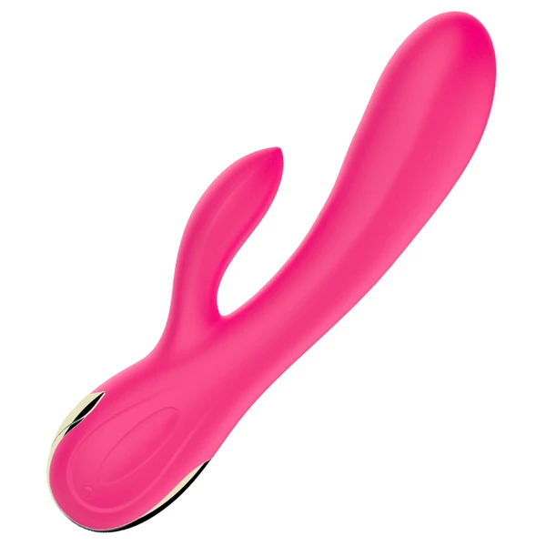 Boss Series Silicone Vibrator 7 - Wibrator króliczek z funkcją podgrzewania