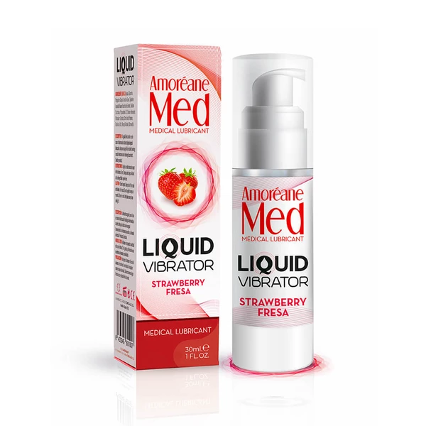 Cnex Liquid Vibrator Strawberry 30Ml - Lubrykant truskawkowy