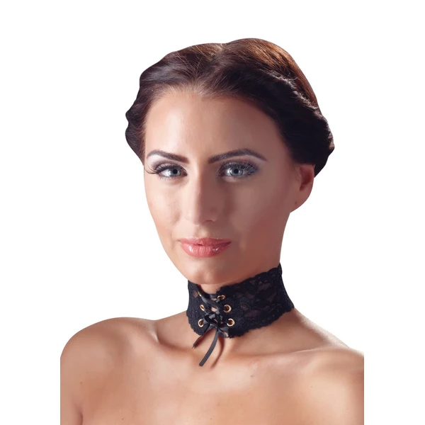 Cottelli Halsband Spitze-Obroża na szyję