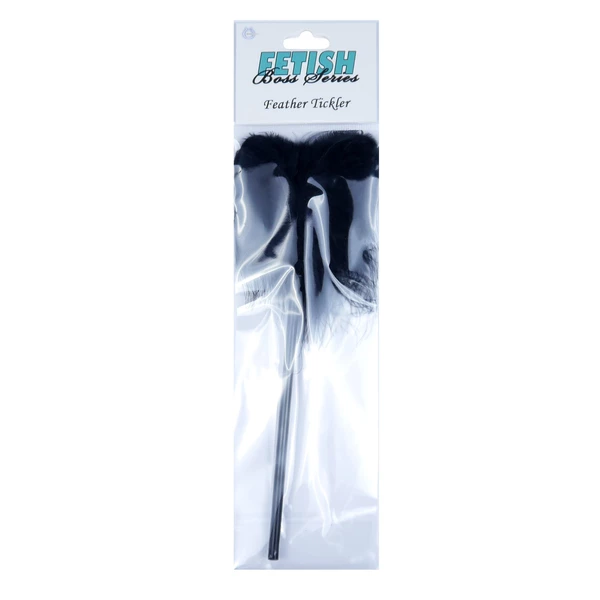 Boss Series Feather Tickler Black - Piórko do łaskotania, czarne