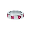 Boss Series Metal Ring Pink Diamonds M - Metalowy pierścień erekcyjny