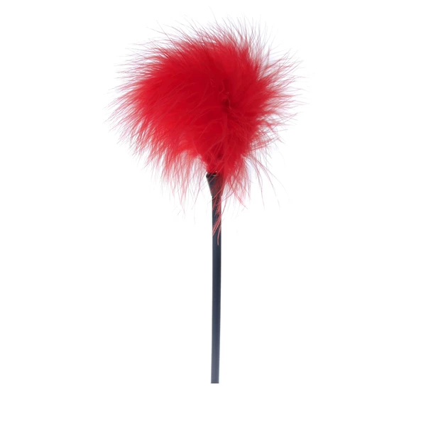 Boss Series Feather Tickler Red - Piórko do łaskotania, czerwone