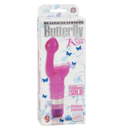 CalExotics Butterfly Kiss Pink - Wibrator króliczek