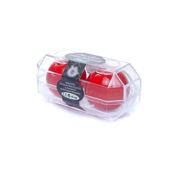 Boss Series Duo Balls Red - Kulki gejszy, czerwone