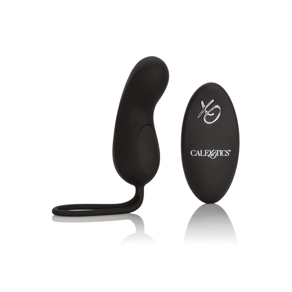 CalExotics Remote Rechargeable Curve Black - Wibrujące jajeczko na pilota