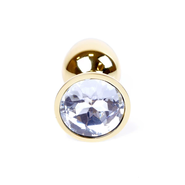 Boss Series Jewellery Gold Clear - Korek analny, przezroczysty