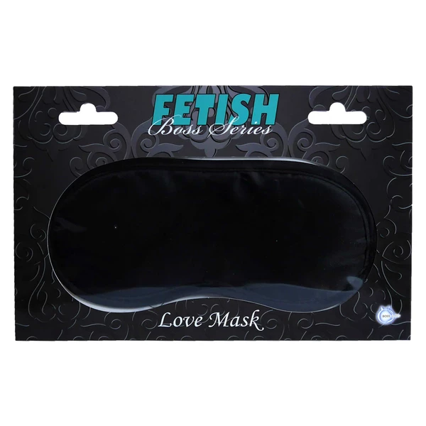Boss Series Love Mask Black - Opaska na oczy, czarna