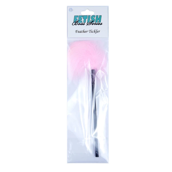 Boss Series Feather Tickler Pink - Piórko do łaskotania, różowe