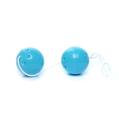 Boss Series Duo Balls Blue - Kulki gejszy, niebieskie