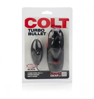 Colt Turbo Bullet Black-Wibrujące jajko sterowane pilotem, czarne