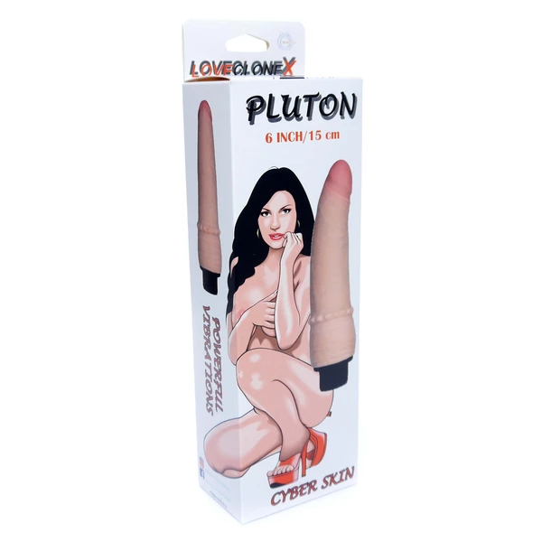 Boss Series Pluton Loveclonex 6&quot; Vibration - Dildo wibrujące