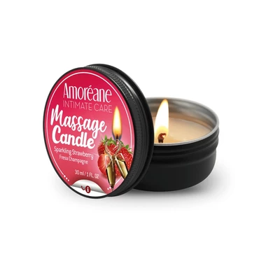 Cnex Massage Candle Sparkling Strawberry 30Ml - świeca do masażu
