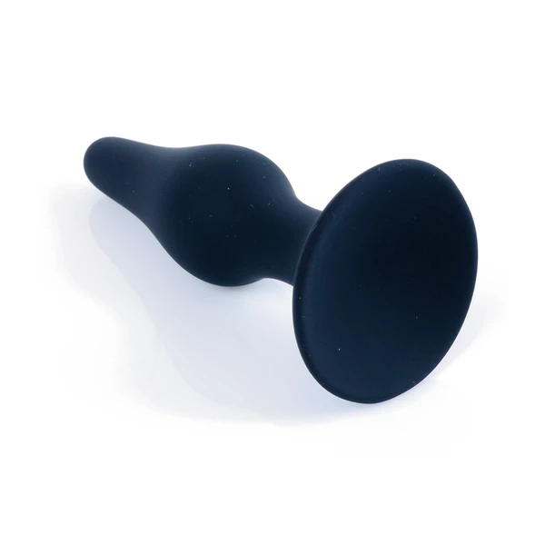 Boss Series Silicone Plug Black Large - Korek analny