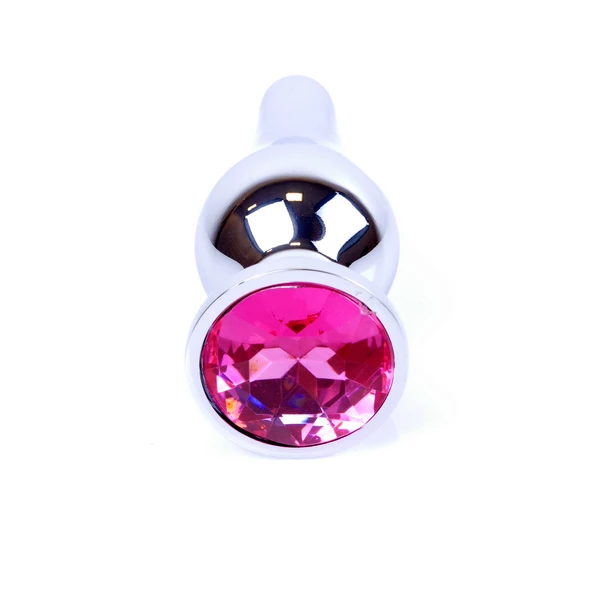 Boss Series Jewellery Silver Butt Pink - Korek analny, różowy