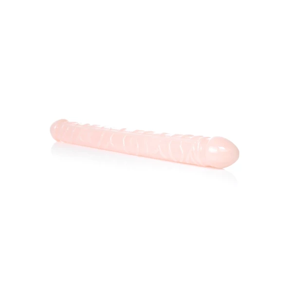 Boss Series Flexible Double Dong Skin - Podwójne dildo, cieliste