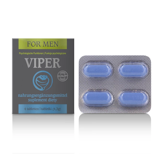 Cobeco Viper (4 Caps) - Kapsułki wzmacniające dla panów