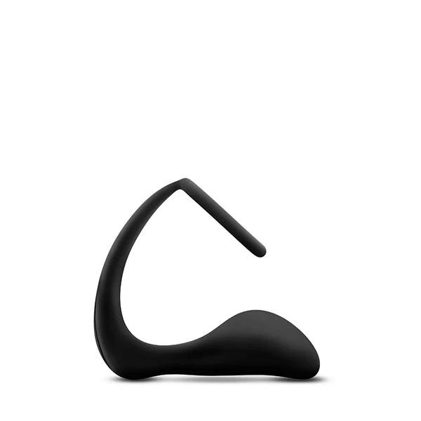 Blush Anal Adventures Cock Ring Plug Black - korek analny z pierścieniem erekcyjnym