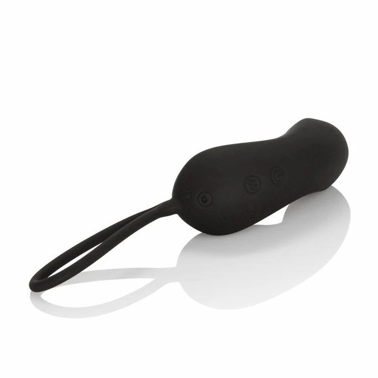 CalExotics Remote Rechargeable Curve Black - Wibrujące jajeczko na pilota