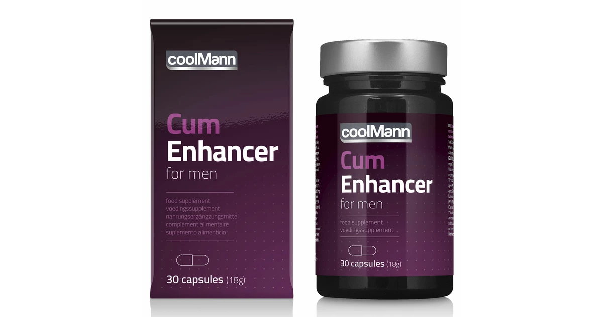 Cobeco Coolmann Cum Enhancer 30 Caps Kapsułki Poprawiające Jakość Nasienia ️ Sensu Sex Shop 5728