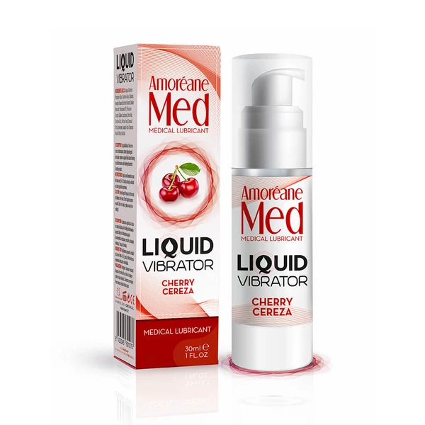 Cnex Liquid Vibrator Cherry 30Ml - Lubrykant wiśniowy