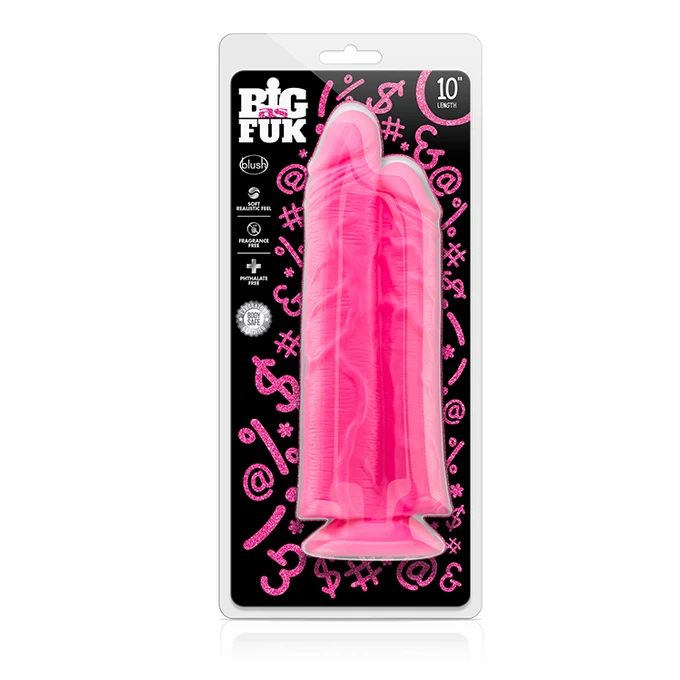 Blush Big As Fuk 10Inch Double Cock Pink - podwójne dildo