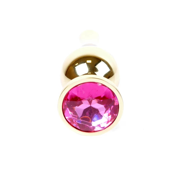 Boss Series Jewellery Gold Butt Pink - Korek analny, różowy