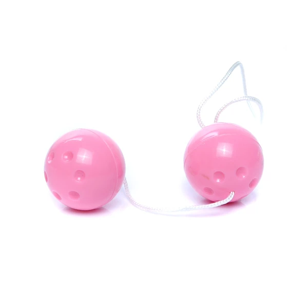Boss Series Duo Balls Light Pink - Kulki gejszy, jasnoróżowe